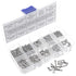 Metric M2.5 Stainless Steel Knurled Socket Head Cap Screws Kit, Screws Lengths from 4mm to 20mm, with Hex Nuts/Nylon