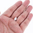 MECCANIXITY Magnetic Stirrer Mixer Stir Bar Rod, 10mm x 6mm Olive Shape PTFE Coating Magnet for Laboratory, 10Pcs
