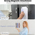 OUTXE 10-Pack Magnetic & Adhesive Pen Holder with Dual Slots, Easy Organize & Access for Desk, Wall, Refrigerator