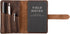 Rustic Cover for Field Notes, 3.5 x 5.5 in. Notebook not Included, Full Grain Leather, Handmade, Bourbon Brown