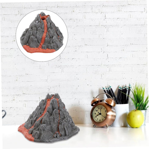 PVC Volcano Model - Unique Desktop Adornment for Home Decor and Gift Giving