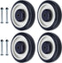 NORJIN 4-Pack 5" Shopping Cart Replacement Wheels Kit, 5 Inch Cart Wheels