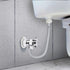VINTEX Toilet Connector Plumbing Kit, Complete Toilet Set Valve with 12" Long Stainless Steel Connector Hose