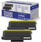 OKGO Compatible TN580 TN650 Toner Cartridge 2 Pack Replacement for Brother TN620 TN550 (High Yield, Black)