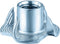Wensilon T-Nuts 1/4 * 20 (100 pcs), zinc Plated Steel, for Wood, Climbing