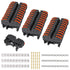 DIN Rail Terminal Blocks Kit, 30PCS Universal Compact Wire Wiring Connector with