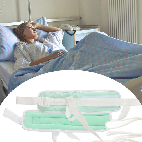 2Pcs Healifty Limb Restraint Restraint Strap Limb Holder Patient Ankle Straps Control Limb Holder Wrist Strap Limb
