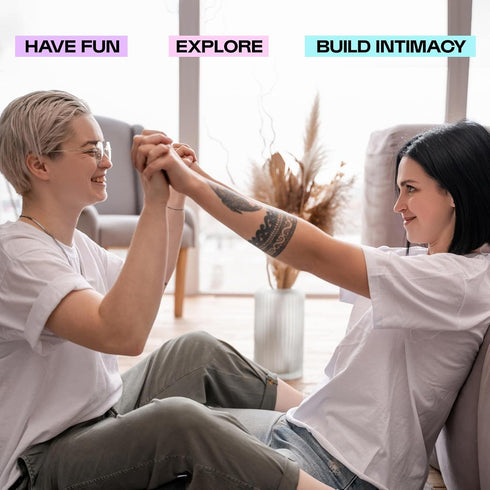 Unbound Truth or Dare: Romantic Relationship-Building Card Game with 44 Cards per Deck