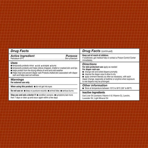 15 oz. CareAll Vitamin A&D Ointment Helps Treat and Prevent Diaper Rash. Protects Chafed Skin Associated with Cold