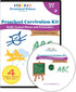 Palace Learning 5 Pack - Preschool Curriculum Kit on CD & ABC Alphabet + Numbers 1-10 + Shapes + Colors Poster Set