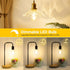Dimmable A19 Bulb 60W 6W Bulbs 3000K 850 E26 4 Pack ASOMST LED Filament Equivalent, Vintage Edison Light Soft White LM