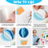 Crtiin 3D Hot Air Balloon Honeycomb Bulletin Board Set for School Classroom Decoration Balloon Artcraft Cutouts