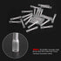 Heat Shrink Butt Connectors, 100pcs 26-24AWG Waterproof Insulated Electrical Wire Crimp Terminals Kits for Marine