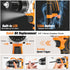 12V Set, 42pcs Accessories,2-Speed, 24+1 Cordless Electric Drill Driver Powerful Lightweight Portable Rechargeable