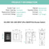 QTEATAK 5Pcs On/Off/On Boat Toggle Rocker Switch, 3 Pin 3 Position, 12V 110V 250V