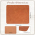 Psiriol 10.2 8.3 Inch, 1 Pack Leather Mouse Pad, Double Side Mousepad with Stitched Edge, Waterproof Gaming MousePads