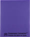 C-Line Classroom Connector School-to-Home Folders, Purple, 25 per Box (32009)