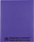 C-Line Classroom Connector School-to-Home Folders, Purple, 25 per Box (32009)
