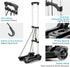 Vsaikeo 2 Small Folding Hand Truck Dolly with Wheels, Lightweight Aluminum Foldable Luggage Cart, Collapsible Cart