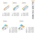 HTCELLE 70-Piece Lever Wire Connectors Splice Kit, Quick Connects, Push in Compact Splicing Butt Terminals for Wiring