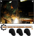 3 Pcs Welding Caps for Men, Flame Resistant Cotton Welders Hats, Mesh Inside Liner, Low Crown Beanie