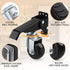 SOLEJAZZ Retractable Casters Kit, 720 LBS Heavy Duty Workbench Caster Wheels for Furniture