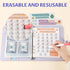 ONEDONE 100 Envelopes Money Saving Challenge Binder A5, Cash Envelopes and Erasable Marker for Saving