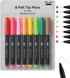 Mr. Pen- Felt Tip Pens, 8 Pack, 0.7mm Colorful Felt Pens, No