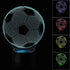 Light,3D 16 Soccer Night Illusion Football Lamp with Remote Control&Smart Touch Colors Changing for Kids Sport Lovers