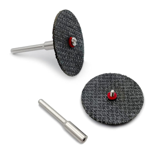 50 Pcs Rotary Tool Cut Off Wheels 1-1/4'' Fiberglass Reinforced Cutting Wheel Discs with 4 Pcs Mandrels