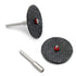 50 Pcs Rotary Tool Cut Off Wheels 1-1/4'' Fiberglass Reinforced Cutting Wheel Discs with 4 Pcs Mandrels
