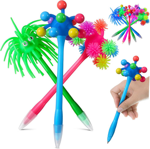 Toyvian 9 Pcs Ballpoint Pens, Creative Office Stationery, Cartoon Airplane Plastic Pens, Universal Bulk for Students