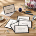 AmazingSpark 120 12 4.8 6.8'' Kit Thank You Cards with Envelopes Bulk Designs x Black Thank You Notes for Small