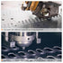 Hydraulic Hole Punch Die 10mm, Electric Hydraulic Punching Kit for MHP-20 JP-20 Machine, Burgundy & Black