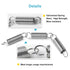 SciWil 99PCS 12 Set Extension Spring Assortment Kit, Sizes Small Tension Springs with Dual Hook Ends, Galvanized Spring