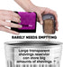 Electric Pencil Sharpener - Battery Powered for Kids, School, Home, Office, Classroom, Artists (Purple)