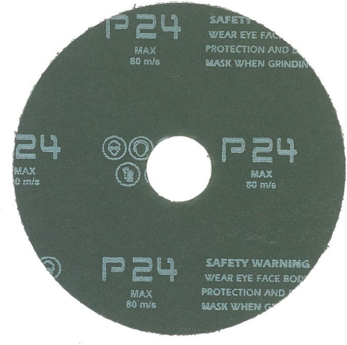 Mercer Industries 301024-4-1/2" x 7/8" Aluminum Oxide Resin Fiber Discs, 24 Grit (25 pack) by Mercer Industries