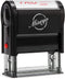 Miseyo Self Inking Paid Stamp with Date, Check Number, Amount - Red Ink