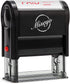 Miseyo Self Inking Paid Stamp with Date, Check Number, Amount - Red Ink