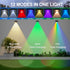 IP65 12 Holiday-4pack ZCXLIGHT Solar Fence Lights,Fence Lights Solar Powered Waterproof Multicolor Led Fixed Colors RGB