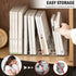 Clear Desktop Book Organizer, Creative Book Stand, Non-Acrylic Stand for Home School and Office, Divider Bookshelf (4