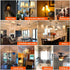 LiteHistory E12 Dimmable LED Bulb, 6W Equal to 60W, 2700K AC120V Candelabra Bulb, 600LM Clear, 12-Pack