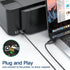 30ft 2.0 USB A to B Printer Cable for Printers, Scanners & Copiers High-Speed Data Transfer | Durable Construction |