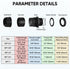 TICONN 20 Pcs IP68 Waterproof Cable Gland Kit Nylon NPT Adjustable Cable Connectors Assortment 1/4 3/8 1/2 3/4 1 for Waterproof Junction Box Wire Pannel (Black, 20 Pcs)