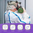 5 Pack 35 AMZ Medical Supply White Disposable Isolation Gown, X-Small. GSM SMS PPE Gowns. Personal Protective Equipment