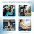seektik Upgraded Inflatable Travel Seat Cushion for Airplane and Car, Portable Air Cushion for Long Flights, Office