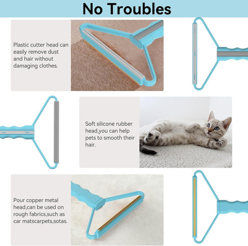 Lint Remover, 1 PCS Pet Hair Remover, Carpet Rake for Dog Cat Hair Removal, Lint Brush, Shaver for Furniture & Rug