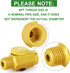 TAISHER 5PCS Brass Air Compressor Accessories Control Tool, 1/4" NPT Male x Female Air Flow Regulator Valve