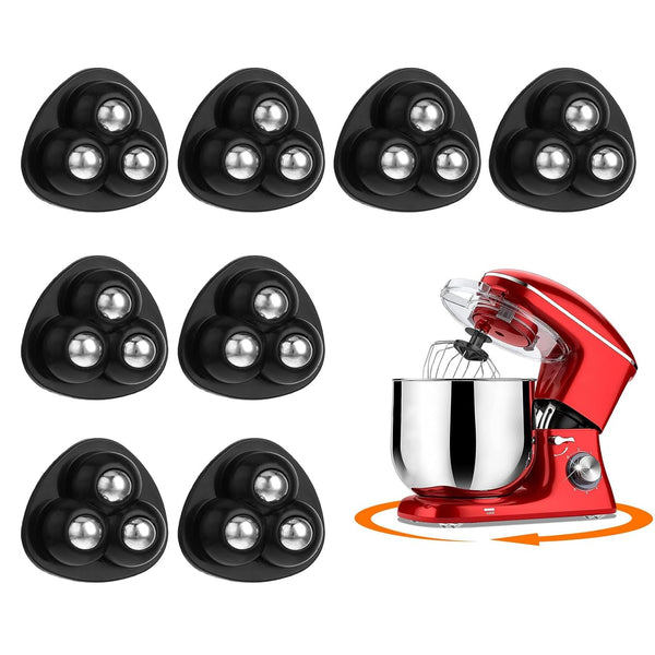 Wopanxye 8 Pack Self Adhesive Castor Wheels, Small Ball Casters Wheel, 360 Swivel