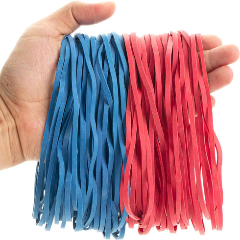 Mr. Pen Large Rubber Bands, 110 Pack, Blue and Red, Extra Large Office Supplies